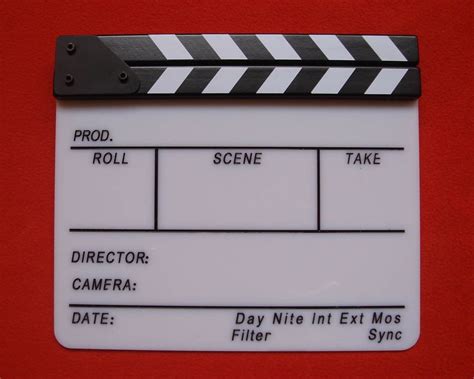 Hot Item Hollywood Clapboard Day And Nite Film School Writing