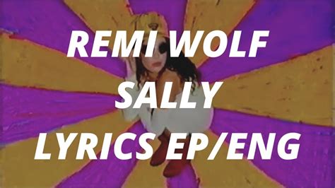 Remi Wolf Sally Sub Español Lyrics Youtube