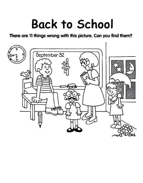 First Day Of School Coloring Pages For Coloring Home