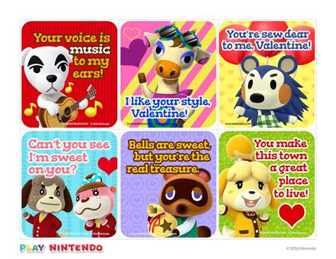 New horizons valentine's day cards are the perfect way to tell someone how you really feel. Animal Crossing Valentine's Day Cards 2016 - Play Nintendo.