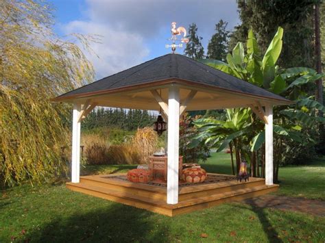 Je nach benötigtem maß ihres terrassendachs bieten wir ihnen vorgefertigte maße oder eine terrassenüberdachung nach maß. Pavillon selber bauen: Anleitung+25 elegante ...