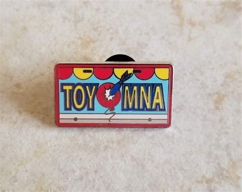 Pin Trading Disney Pin Dca Toy Story Midway Ride Toy Mania License Plate Frm Set Antique
