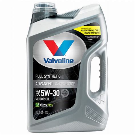 Valvoline Oil Valvoline 5 Quart 5w30 Full Synthetic Motor Oil Delivers