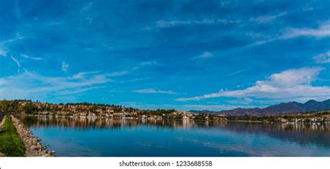 Lake Mission Viejo Reservoir Created Recreation Stock Photo 1233688558