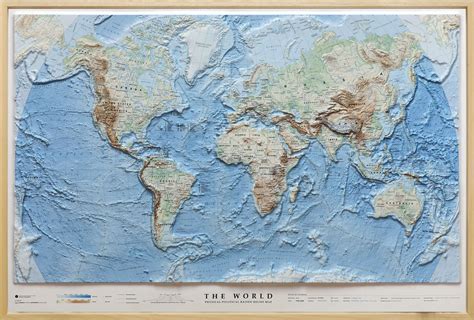 Raised Relief Map Of The World Relief Map World Map Map