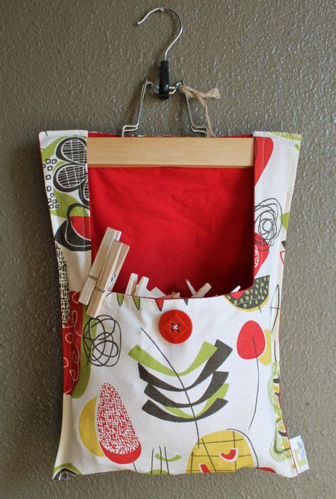 Clothes Pin Bag Clothespin Bag Clothes Pins Cute Sewing Projects