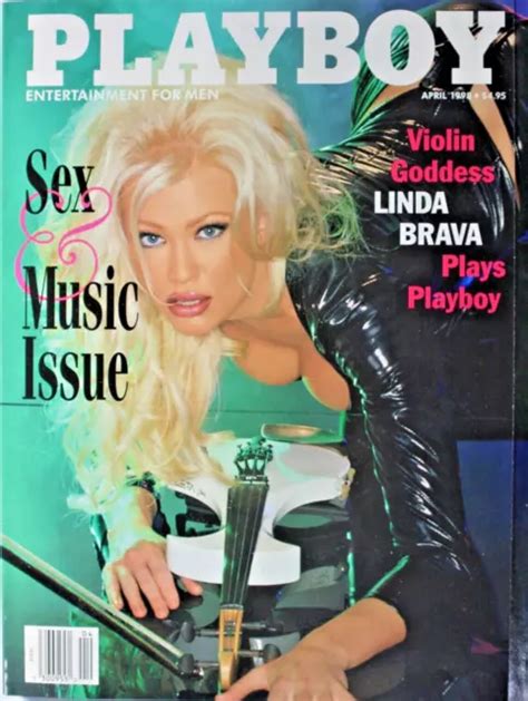 Vintage April Playboy Magazine Sex Music Issue Violin Goddess