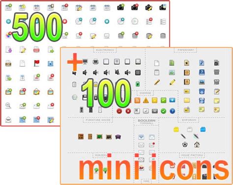 500100 Free Mini Icons