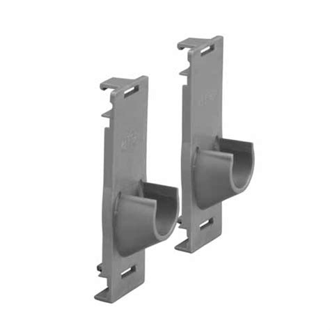 It's time to secure the brackets (for shelving and drawers) to the uprights. Elfa Closet Rod Holder Tower/Wall - Wardrobe Organisers ...