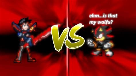 Shadow Vs Ryuko Sonic The Hedgehog Vs Kill La Kill Sprite Animation
