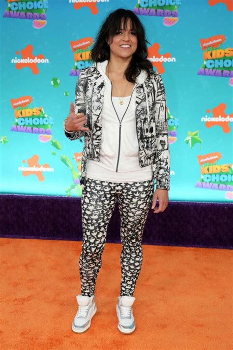 Michelle Rodriguez Attends 2023 Nickelodeons Kids Choice Awards In Los