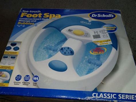 Dr Scholls Toe Touch Bubbles Soothing Rolling Massage Foot Bath Spa