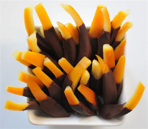 Chocolate Covered Orange Peels Candied Orange Peel Recipe Candied