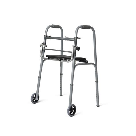 Medline Removable Folding Seat Attachment For Walkers