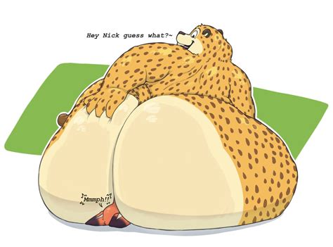 Rule 34 Benjamin Clawhauser Bullying Butt Crush Facesitting Fat Furry Huge Ass Male Only Nick