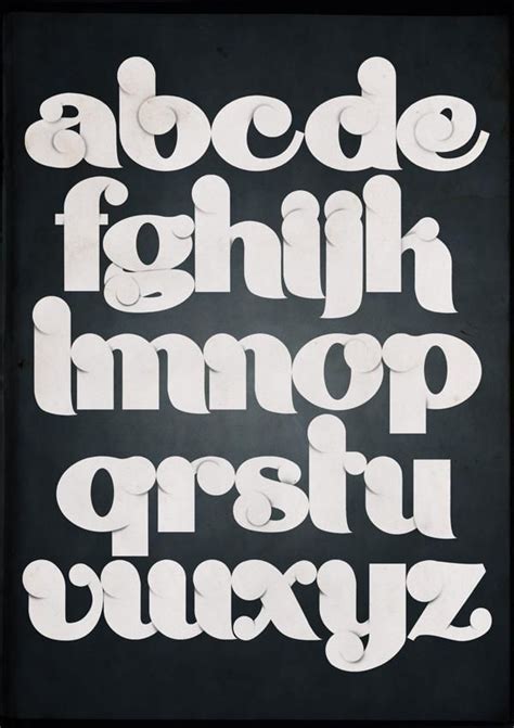 55 Designs Of Abcdefghijklmnopqrstuvwxyz Cuded Typography Fonts