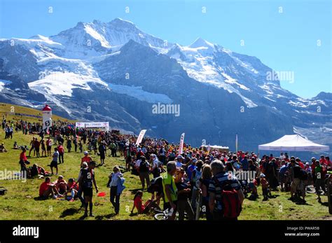 Jungfrau Marathon Bernese Oberland Switzerland Hi Res Stock Photography