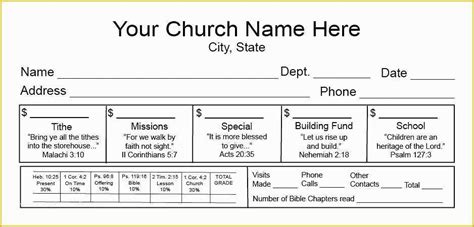 Church Offering Envelopes Templates Free Of Church Offering Envelope