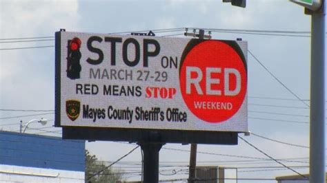 Mayes County Running Stop On Red Operation