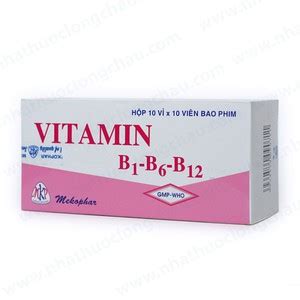 This substance binds to the vitamin b12 molecule and facilitates its. Vitamin B1- B6- B12 (Hộp 10 Vỉ x 10 Viên) - Mekophar - Nhà ...