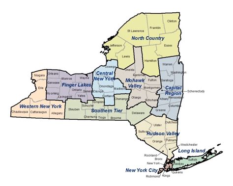 Geography Explained New York State Department Of Labor