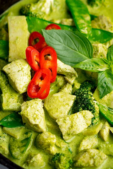 This link is to an external site that may or may not meet accessibility guidelines. Thai Green Chicken Curry Recipe - Nicky's Kitchen Sanctuary