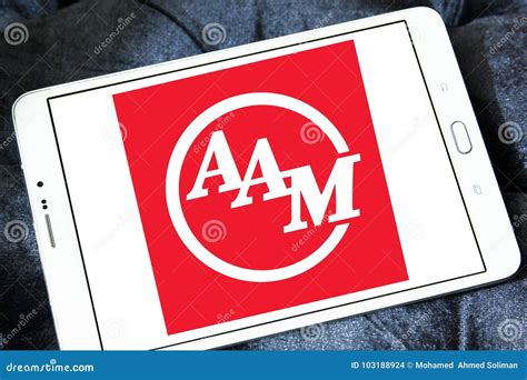 American Axle And Manufacturing Aam Company Logo Editorial Stock Image