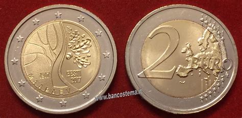 Estonia 2 Euro Commemorativo Indipendenza 2017 Fdc Estonia Monet Euro