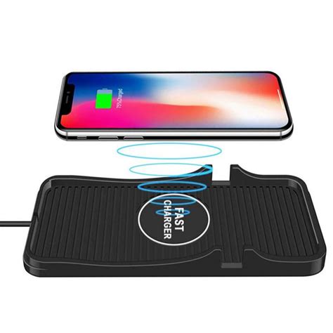 Wireless Car Charger Pad Qi Charging Mat Fast 15w 10w 75w Quick Charge