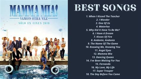 Mamma Mia 2 Full Soundtrack Mamma Mia 2 Best Songs Mamma Mia 2