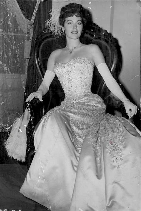 Ava Gardner In Gown 1951 Vintage Hollywood Glamour Old Hollywood