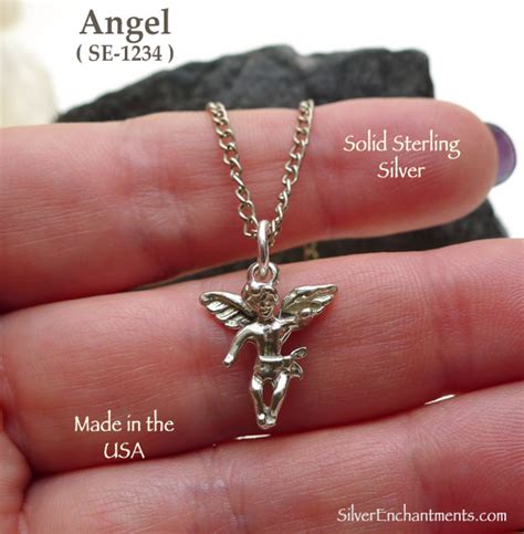 Sterling Silver Angel Charm Baby