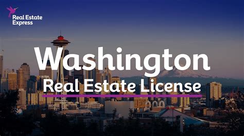 How To Get A Washington Real Estate License Youtube