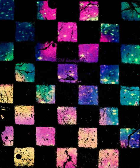 Checkerboard Galaxy Wallpaper I Created For Cocoppa Galaxy Wallpaper