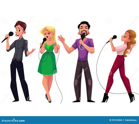 Singing Competition Cartoon