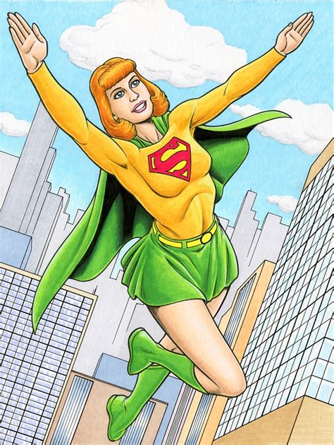 Supergirl The 1958 Magical Version Conjured By Jimmy Olsen 9x12 In