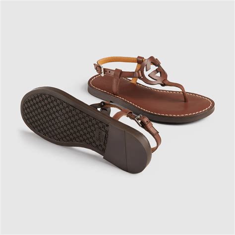 Gucci Children Childrens Leather Thong Sandal 378158cpu002019