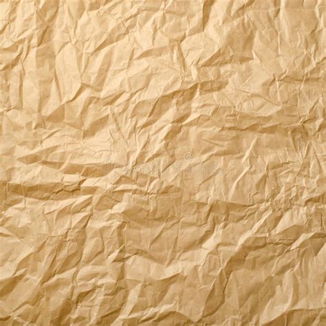 Beige Crumpled Paper Stock Photo Image Of Package Fiber 28582734