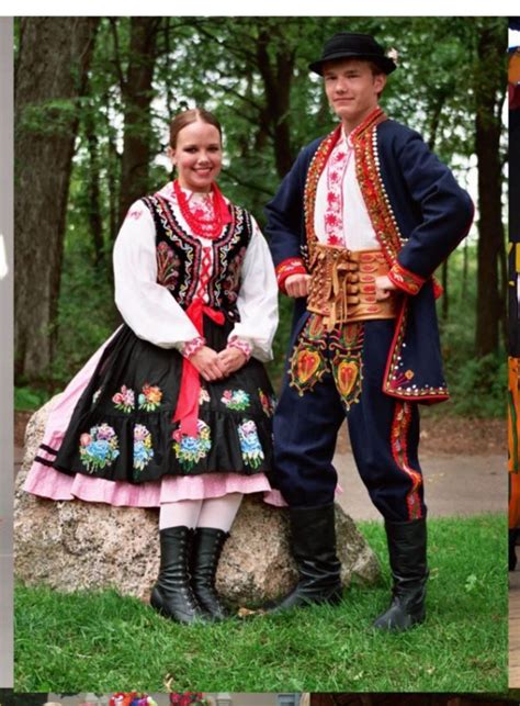 Polish Folk Art Polish Traditional Costume Folk Dresses Folk Costume