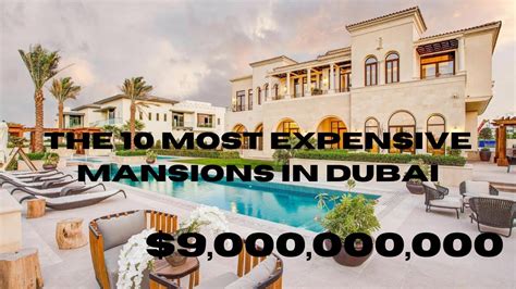 The 10 Most Expensive Mansions In Dubai Youtube