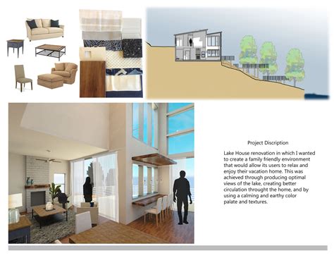 Senior Interior Design Portfolio Behance
