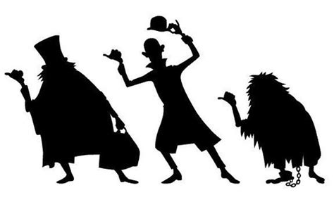 The Haunted Mansion Vinyl Decals Hitchhiking Ghosts Silhouettes