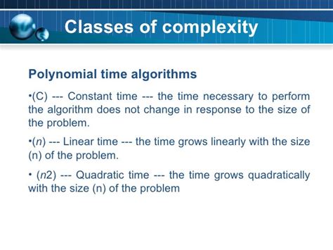 Complexity Of Algorithm