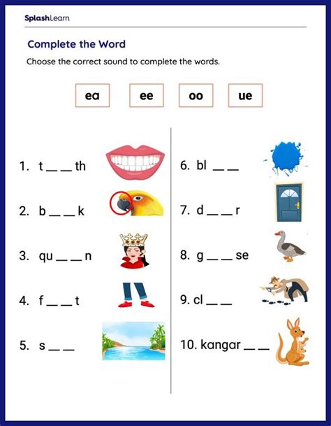 Phonics Worksheets 1st Grade Pdf Worksheets For Kids