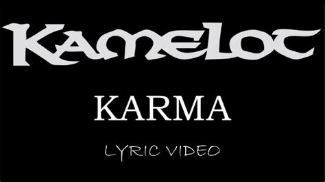Kamelot Karma 2001 Lyric Video Youtube