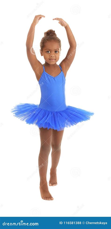 Cute African American Ballerina Stock Photo Image Of Active American