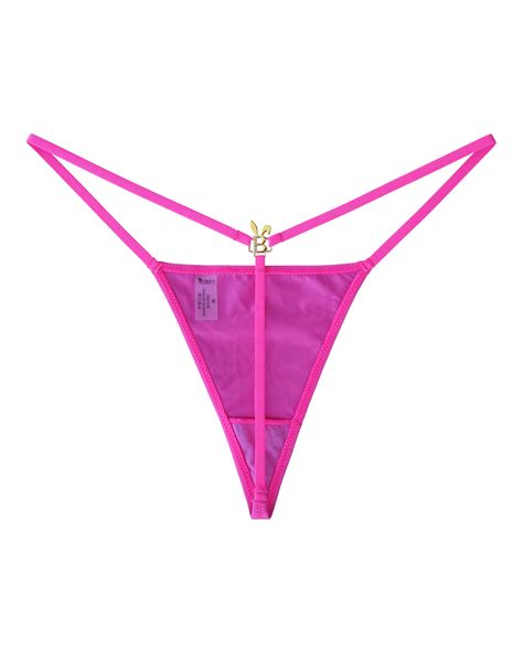 Bunny G String Thong In Hot Pink Bunnies Room