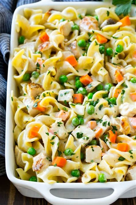 This Easy And Comforting Chicken Noodle Casserole Is Ready In Less Than