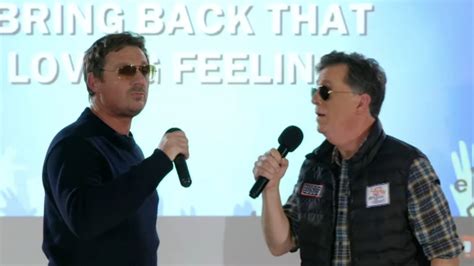 Watch Stephen Colbert Sturgill Simpson Take Shots Sing Karaoke With U S Service Members In