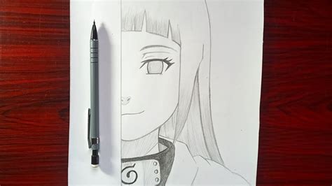 Anime Drawing How To Draw Hinata Hyuga From Naruto Easy Step By